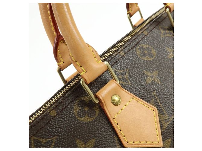 Borsa a mano Louis Vuitton Monogram Speedy 30 Boston Bag Marrone M41526 - vista 9