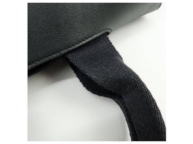 Hermès Borsa a mano HERMES Toile Chevron Valparaiso PM Tote Bag Nero - vista 7