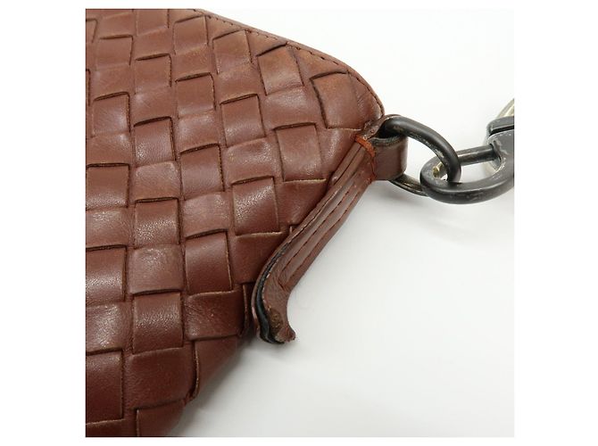 BOTTEGA VENETA Borsa a tracolla e a spalla in pelle Intrecciato Marrone - vista 11