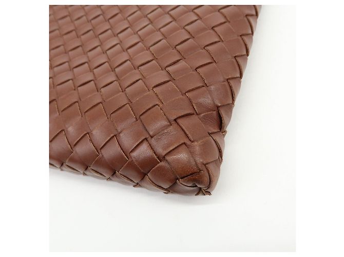 BOTTEGA VENETA Borsa a tracolla e a spalla in pelle Intrecciato Marrone - vista 12