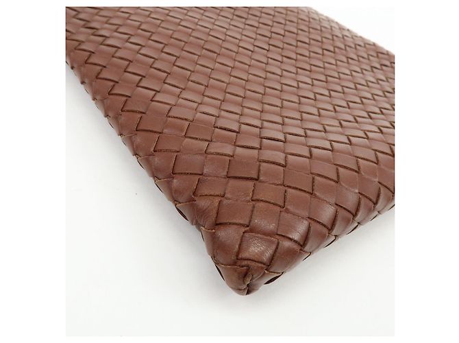 BOTTEGA VENETA Borsa a tracolla e a spalla in pelle Intrecciato Marrone - vista 13