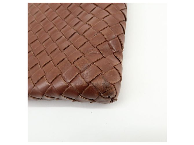 BOTTEGA VENETA Borsa a tracolla e a spalla in pelle Intrecciato Marrone - vista 14