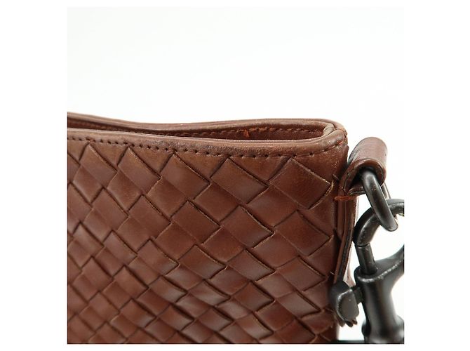 BOTTEGA VENETA Borsa a tracolla e a spalla in pelle Intrecciato Marrone - vista 16
