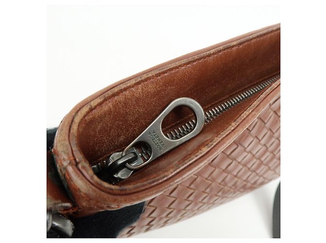 BOTTEGA VENETA Borsa a tracolla e a spalla in pelle Intrecciato Marrone - vista 19