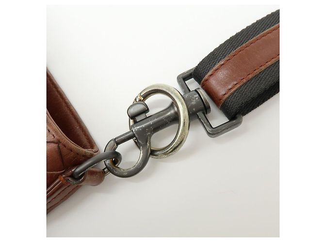 BOTTEGA VENETA Borsa a tracolla e a spalla in pelle Intrecciato Marrone - vista 8