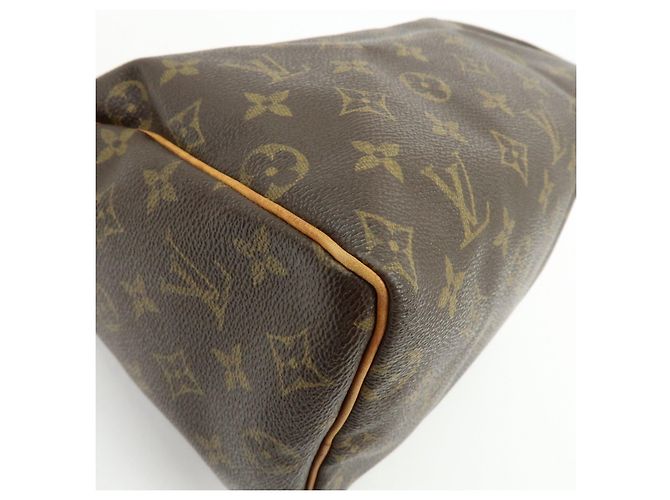 Louis Vuitton Monogram Speedy 25 Boston Bag Hand Bag Brown M41528 - vista 12