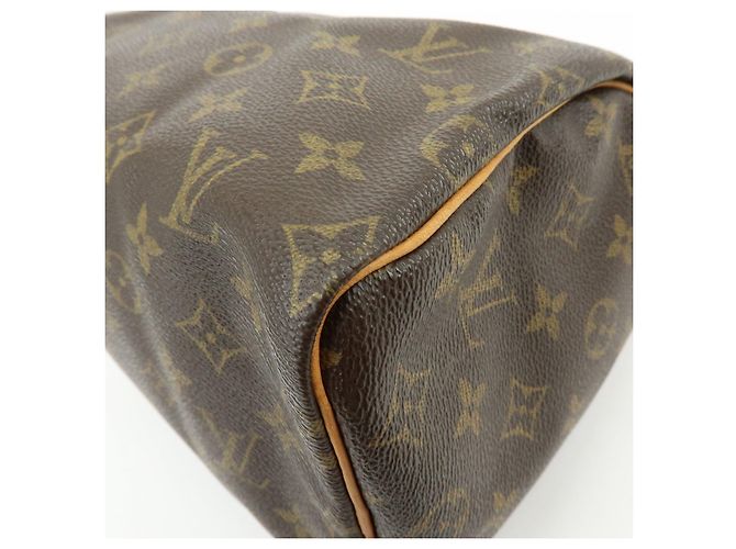 Louis Vuitton Monogram Speedy 25 Boston Bag Hand Bag Brown M41528 - vista 13