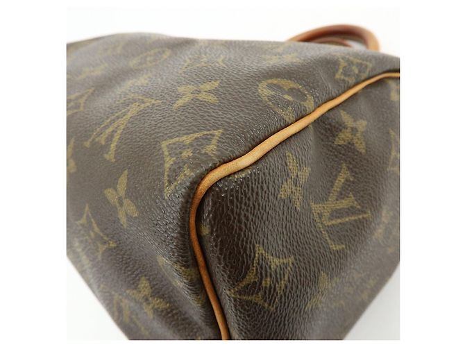 Louis Vuitton Monogram Speedy 25 Boston Bag Hand Bag Brown M41528 - vista 15