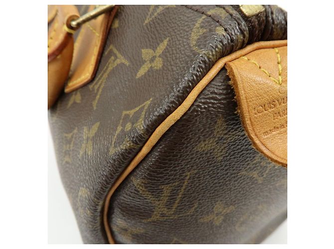 Louis Vuitton Monogram Speedy 25 Boston Bag Hand Bag Brown M41528 - vista 16