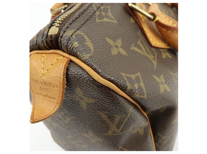 Louis Vuitton Monogram Speedy 25 Boston Bag Hand Bag Brown M41528 - vista 17