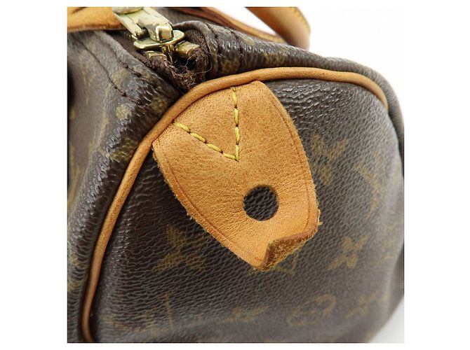 Louis Vuitton Monogram Speedy 25 Boston Bag Hand Bag Brown M41528 - vista 18