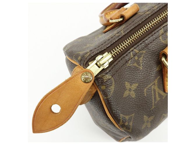 Louis Vuitton Monogram Speedy 25 Boston Bag Hand Bag Brown M41528 - vista 19