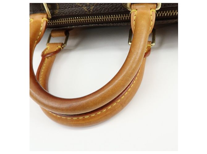 Louis Vuitton Monogram Speedy 25 Boston Bag Hand Bag Brown M41528 - vista 7