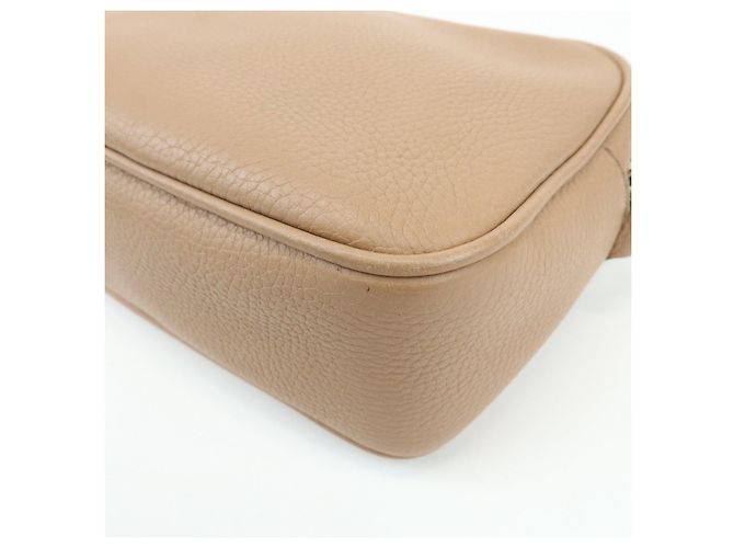 GUCCI SOHO Borsa a tracolla in pelle Interlocking G Pink Beige 308364 - vista 14