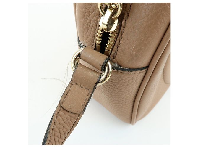 GUCCI SOHO Borsa a tracolla in pelle Interlocking G Pink Beige 308364 - vista 8