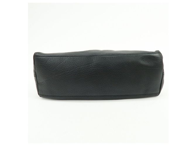 GUCCI SOHO Borsa a tracolla in pelle con catena Interlocking G Nera 308982 - vista 5