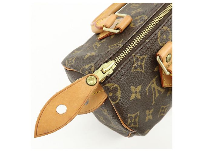 Louis Vuitton Monogram Speedy 25 Boston Bag Hand Bag Brown M41528 - vista 17