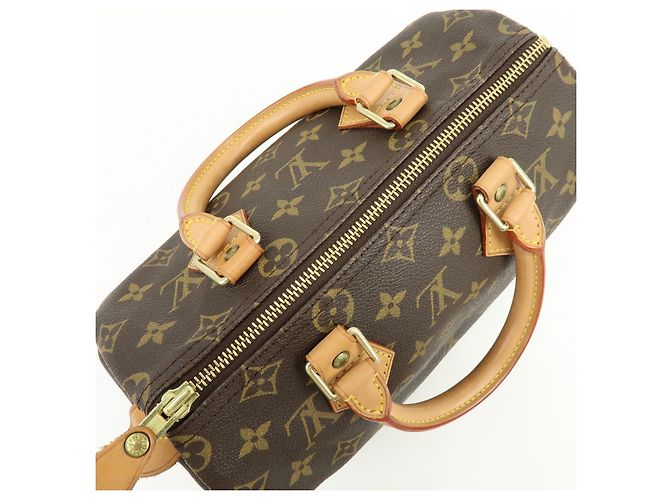 Louis Vuitton Monogram Speedy 25 Boston Bag Hand Bag Brown M41528 - vista 18
