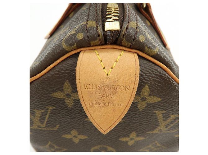 Louis Vuitton Monogram Speedy 25 Boston Bag Hand Bag Brown M41528 - vista 21