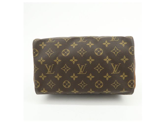 Louis Vuitton Monogram Speedy 25 Boston Bag Hand Bag Brown M41528 - vista 5