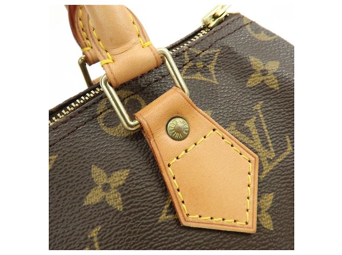 Louis Vuitton Monogram Speedy 25 Boston Bag Hand Bag Brown M41528 - vista 9