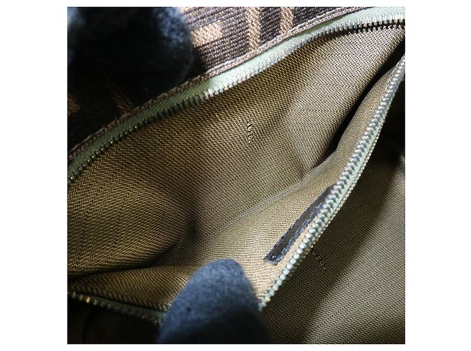 FENDI Borsa Vanity 2Way in tela Zucca e pelle Borsa a tracolla Marrone 09149311 - vista 22