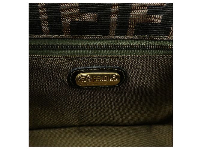 FENDI Borsa Vanity 2Way in tela Zucca e pelle Borsa a tracolla Marrone 09149311 - vista 23