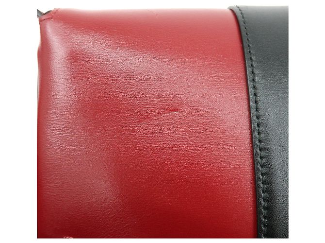 Borsa a tracolla e spalla GUCCI Double G Arli in pelle Rossa 550129 - vista 17
