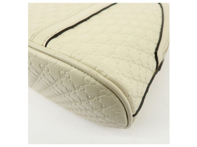 Borsa 2WAY in pelle Micro Guccissima GUCCI Borsa a mano Ivory 449654 - vista 13