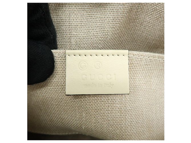 Borsa 2WAY in pelle Micro Guccissima GUCCI Borsa a mano Ivory 449654 - vista 23