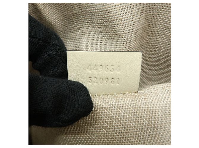 Borsa 2WAY in pelle Micro Guccissima GUCCI Borsa a mano Ivory 449654 - vista 24