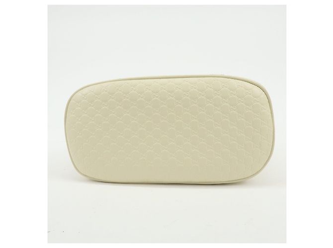 Borsa 2WAY in pelle Micro Guccissima GUCCI Borsa a mano Ivory 449654 - vista 5