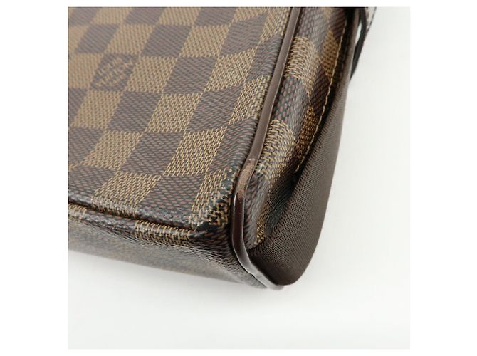 Borsa a tracolla Louis Vuitton Damier Olaf PM Marrone N41442 - vista 11
