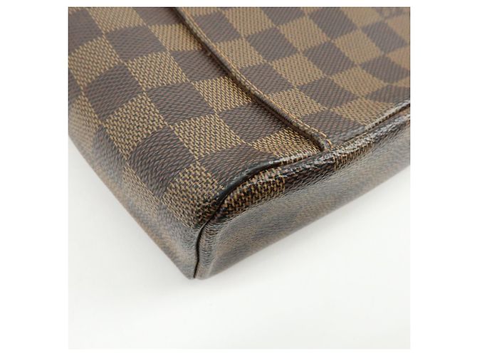 Borsa a tracolla Louis Vuitton Damier Olaf PM Marrone N41442 - vista 12