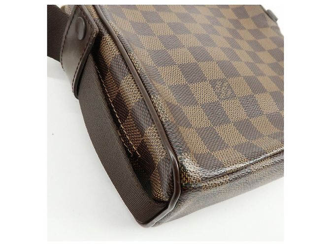 Borsa a tracolla Louis Vuitton Damier Olaf PM Marrone N41442 - vista 13