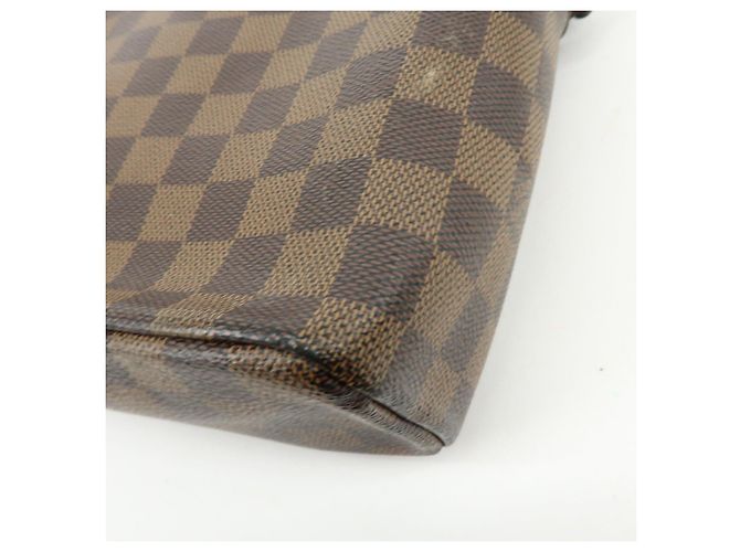Borsa a tracolla Louis Vuitton Damier Olaf PM Marrone N41442 - vista 14