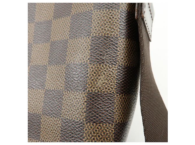 Borsa a tracolla Louis Vuitton Damier Olaf PM Marrone N41442 - vista 17