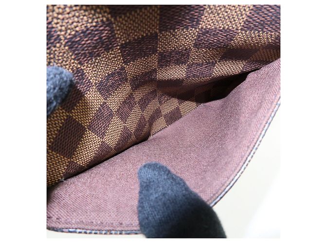 Borsa a tracolla Louis Vuitton Damier Olaf PM Marrone N41442 - vista 21