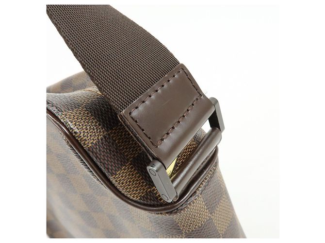 Borsa a tracolla Louis Vuitton Damier Olaf PM Marrone N41442 - vista 9