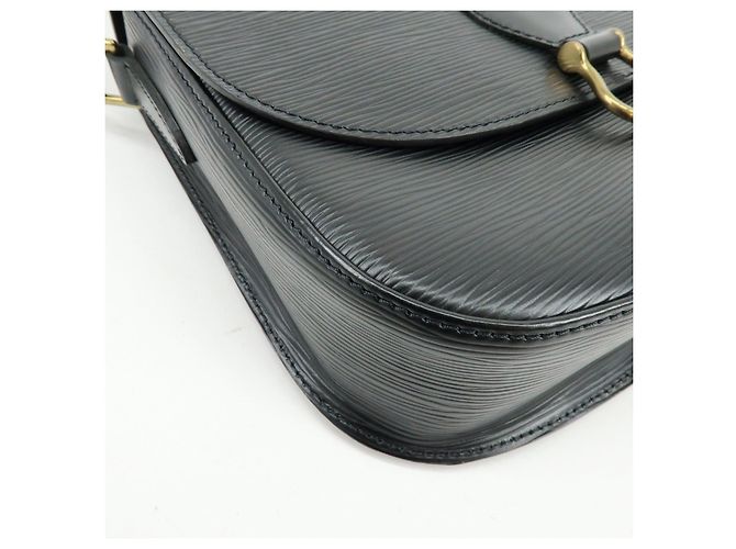Saint-Cloud Borsa a tracolla Louis Vuitton Epi Saint Cloud Black Noir M52192 - vista 11