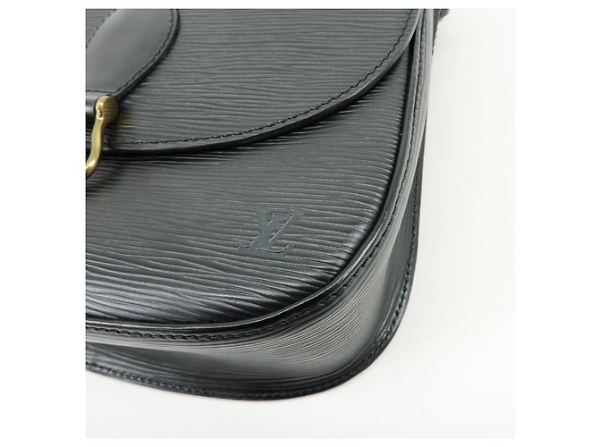 Saint-Cloud Borsa a tracolla Louis Vuitton Epi Saint Cloud Black Noir M52192 - vista 12