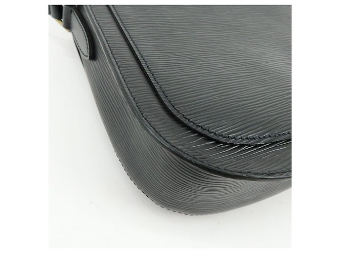 Saint-Cloud Borsa a tracolla Louis Vuitton Epi Saint Cloud Black Noir M52192 - vista 13