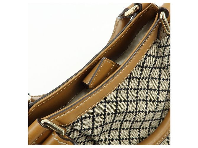 Borsa Tote GUCCI Sukey Diamante Interlocking G Canvas Leather 211944 - vista 17