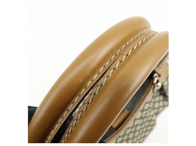 Borsa Tote GUCCI Sukey Diamante Interlocking G Canvas Leather 211944 - vista 7