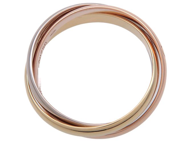 Cartier Trinity Ring SM K18 750YG/WG/PG #49 US5 EU49 HK10.5 - Ansicht 3