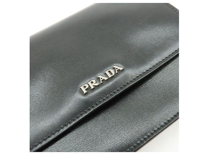 PRADA Borsa a spalla 2Way Mini Crossbody e Pochette in pelle Black BT1031 - vista 19