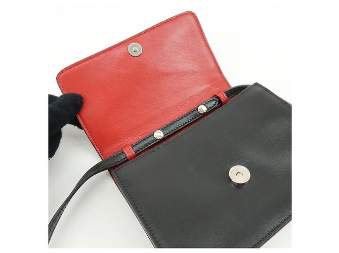 PRADA Borsa a spalla 2Way Mini Crossbody e Pochette in pelle Black BT1031 - vista 20