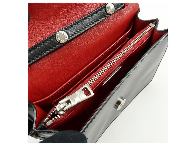 PRADA Borsa a spalla 2Way Mini Crossbody e Pochette in pelle Black BT1031 - vista 21