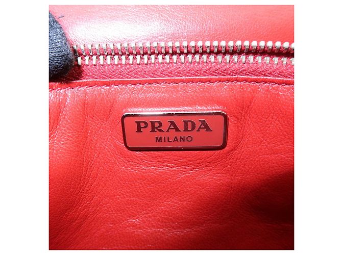 PRADA Borsa a spalla 2Way Mini Crossbody e Pochette in pelle Black BT1031 - vista 24