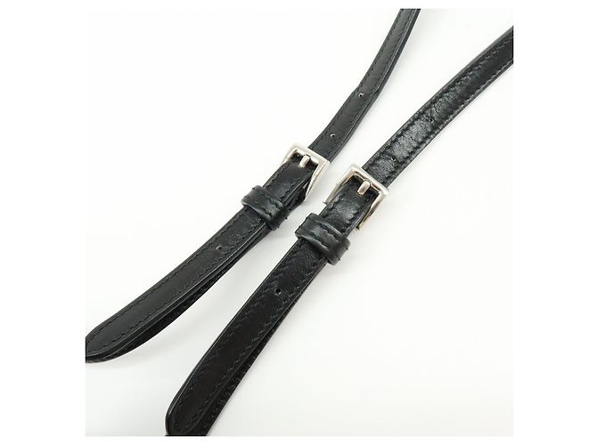 PRADA Borsa a spalla 2Way Mini Crossbody e Pochette in pelle Black BT1031 - vista 7